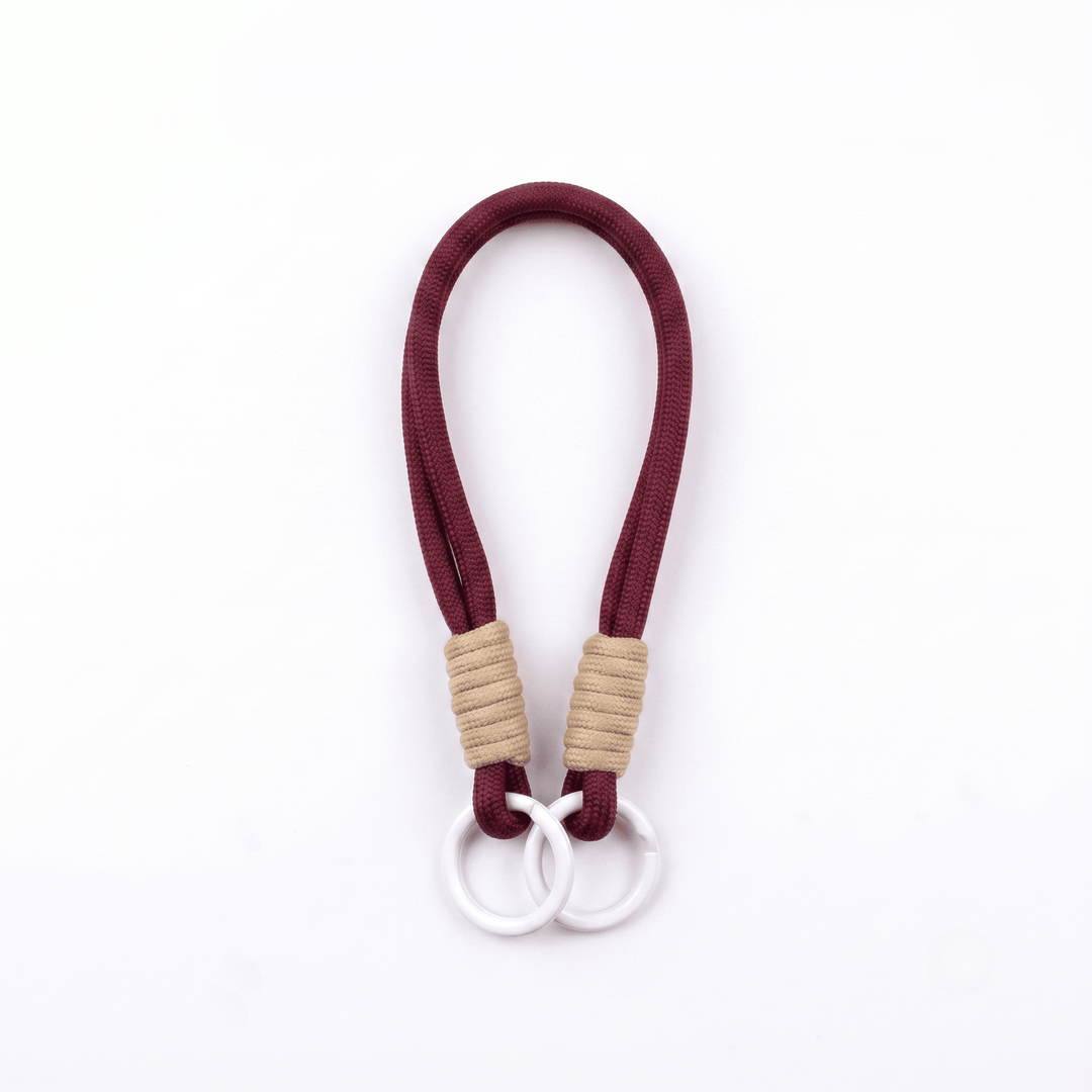 Charm Bolso Granate y Beige - Belorias