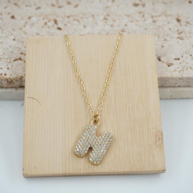 Colgante Dorado con Inicial Personalizada-Big - Belorias