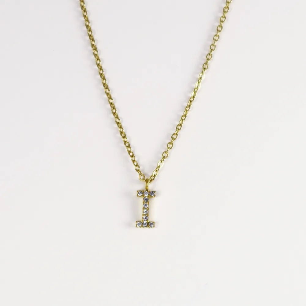 Colgante Dorado con Inicial Personalizada-Medium - Belorias