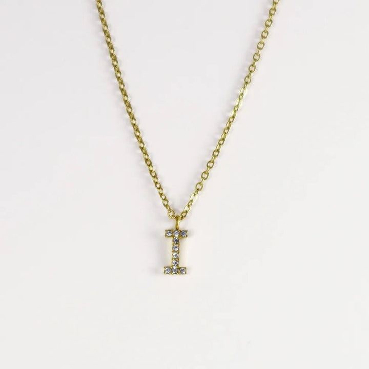 Colgante Dorado con Inicial Personalizada-Medium - Belorias