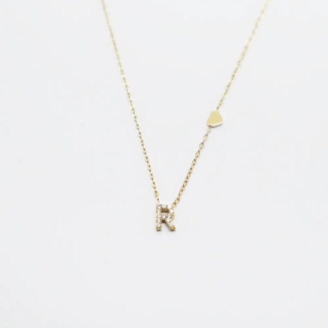 Colgante Dorado con Inicial Personalizada-Small - Belorias