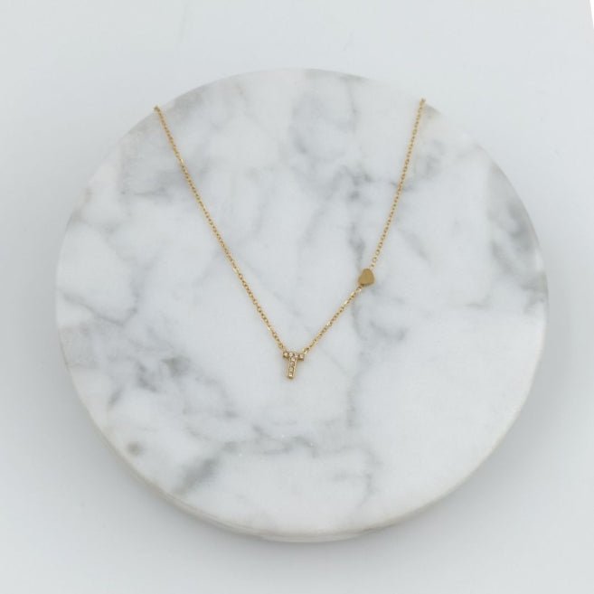 Colgante Dorado con Inicial Personalizada-Small - Belorias