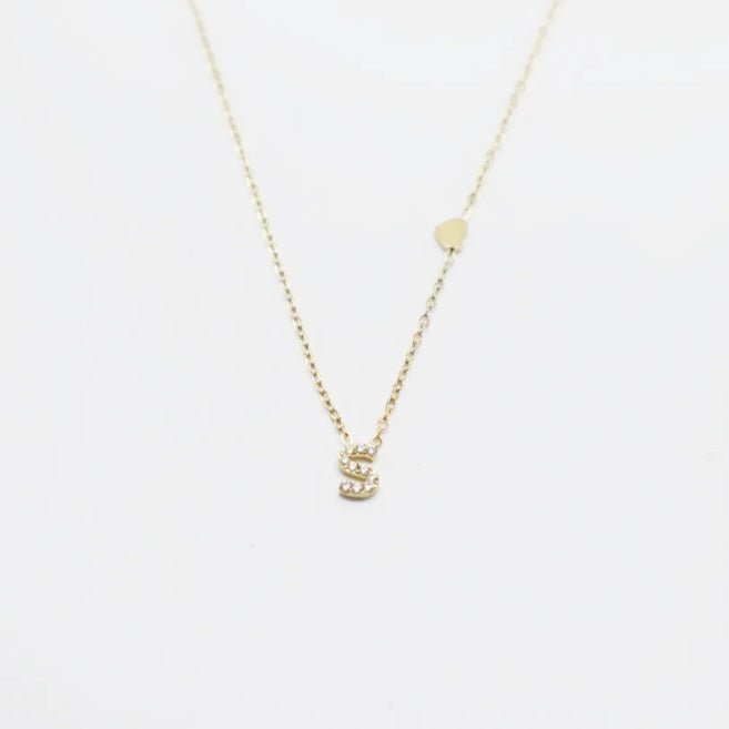 Colgante Dorado con Inicial Personalizada-Small - Belorias