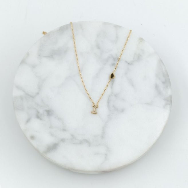 Colgante Dorado con Inicial Personalizada-Small - Belorias