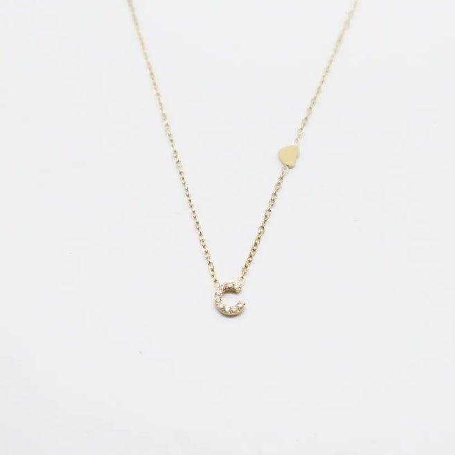 Colgante Dorado con Inicial Personalizada-Small - Belorias