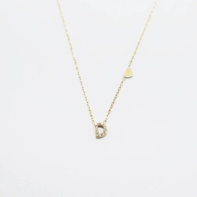 Colgante Dorado con Inicial Personalizada-Small - Belorias
