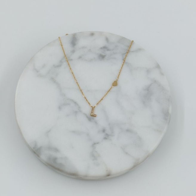 Colgante Dorado con Inicial Personalizada-Small - Belorias