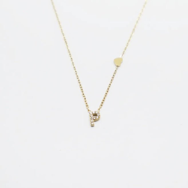 Colgante Dorado con Inicial Personalizada-Small - Belorias