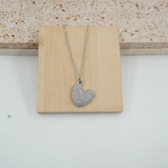 Colgante Plateado con Inicial Personalizada-Big - Belorias