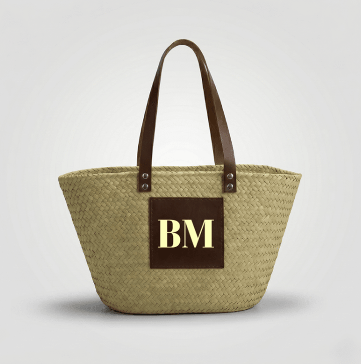 Pack Capazo Personalizado Iniciales + Neceser Verano (BORDADO INCLUIDO) - Belorias