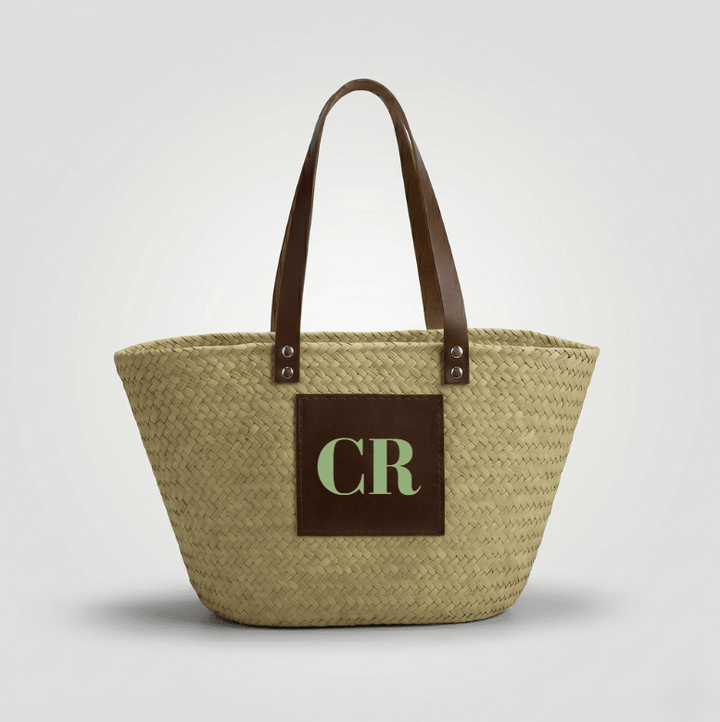 Pack Capazo Personalizado Iniciales + Neceser Verano (BORDADO INCLUIDO) - Belorias