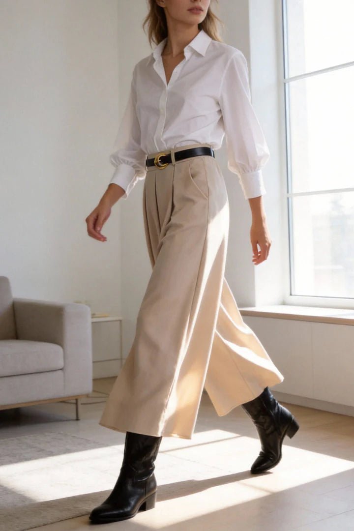 Pantalón Midi Fluido - Belorias