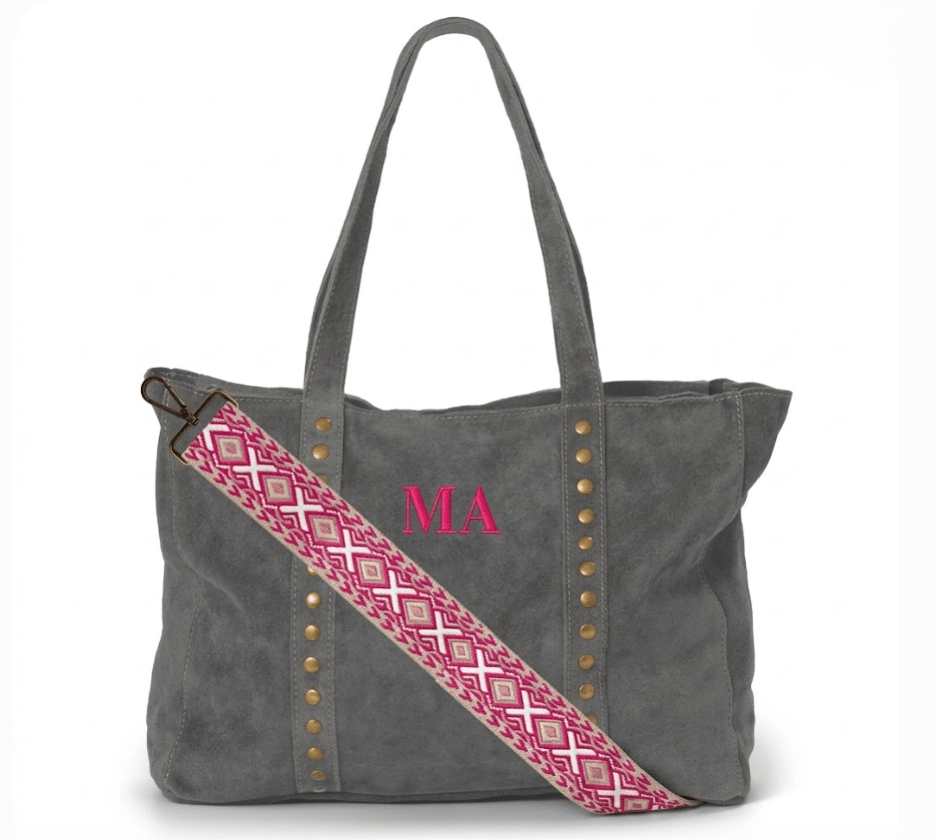 Set Ana y Luna: Manzoni Gris Fucsia - Belorias