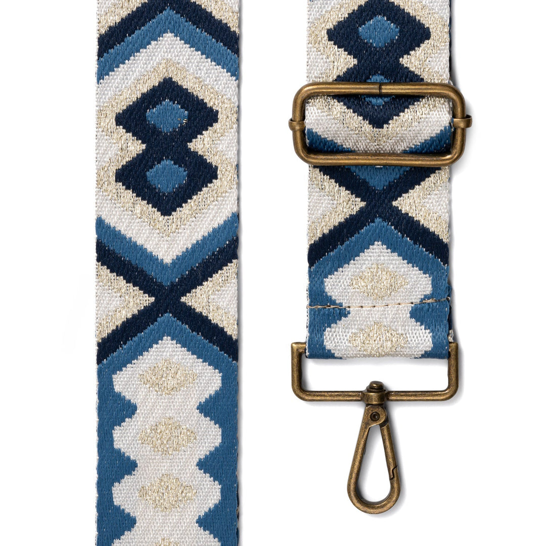 Set Ariosto Gris con Bordado Azul eléctrico - Belorias