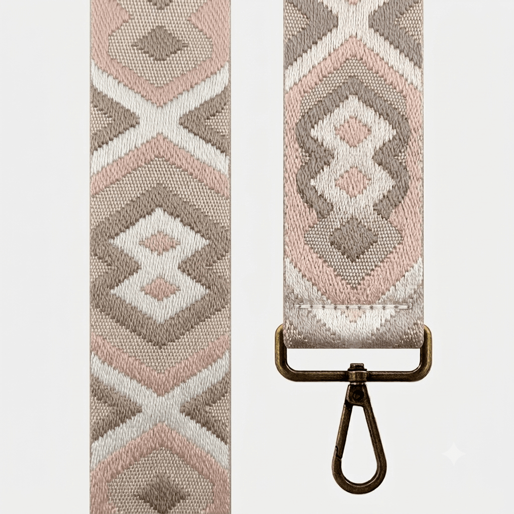 Set Ariosto Gris con Bordado Rosa claro - Belorias