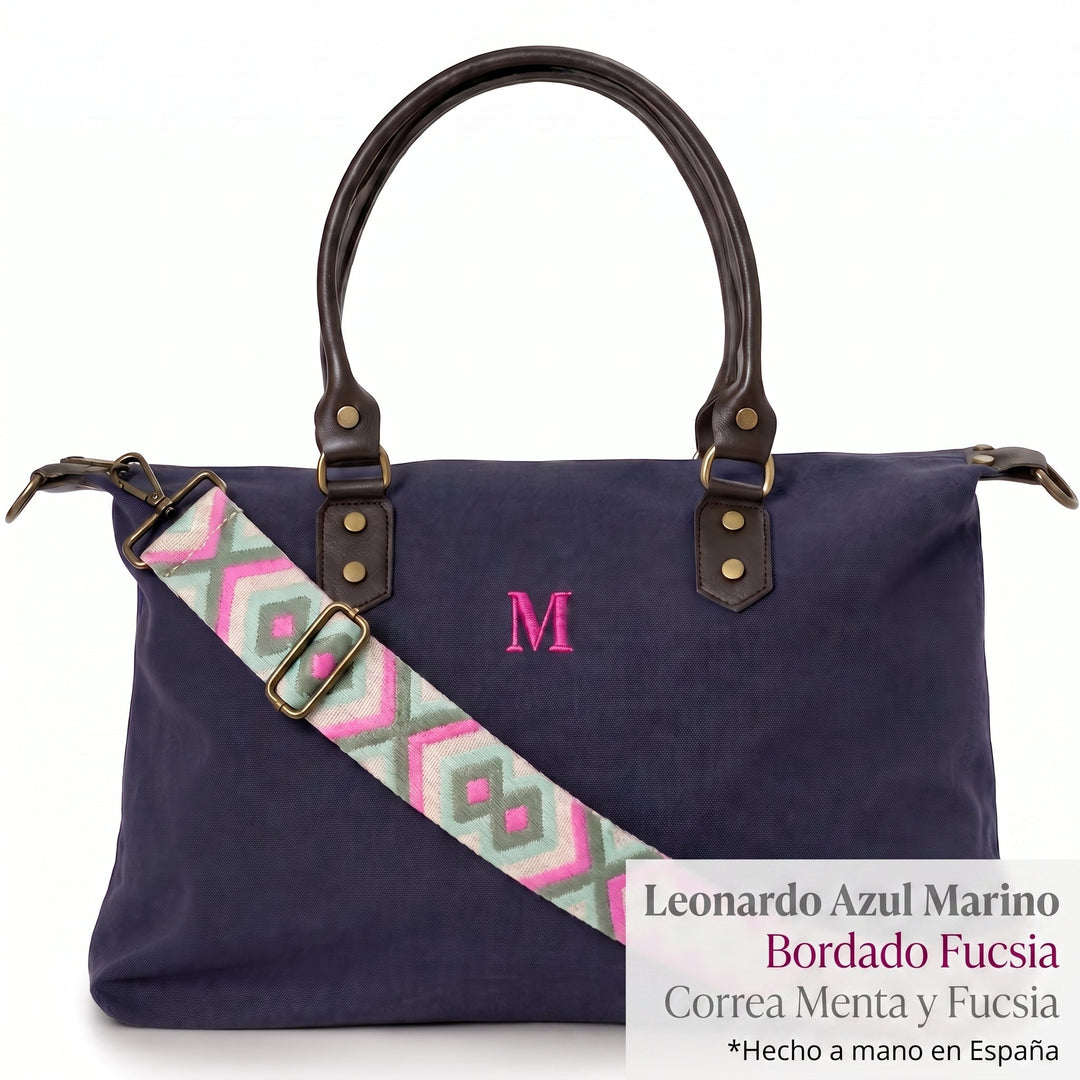 Set Leonardo Azul Marino Fucsia Menta - Belorias