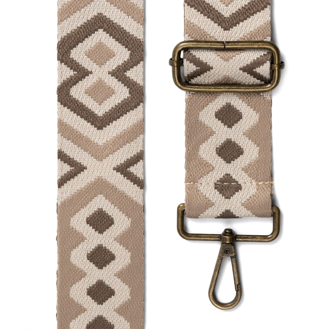 Set Leonardo Marrón Chocolate y Bordado Beige - Belorias