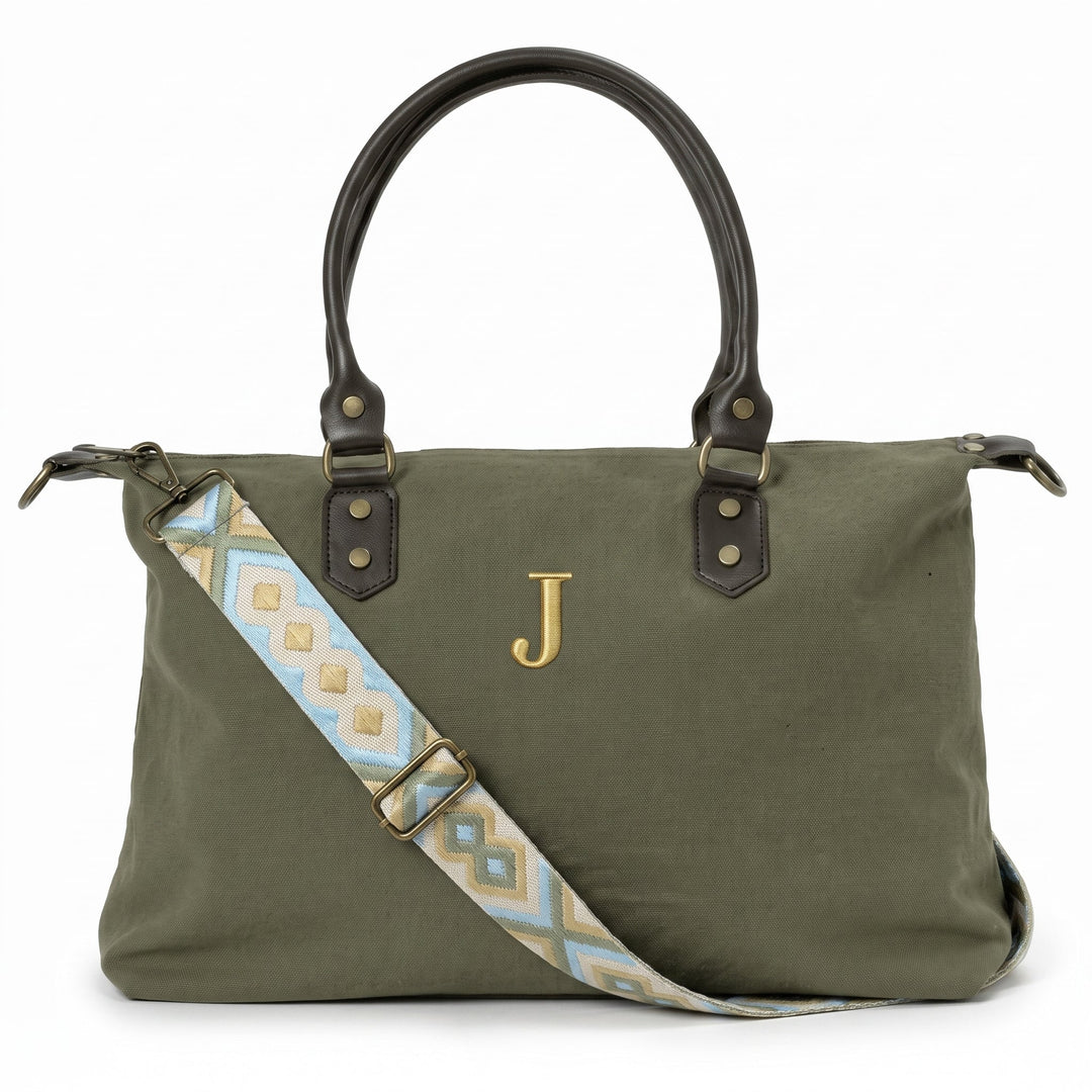 Set Leonardo Personalizado Verde Oliva Beige - Belorias