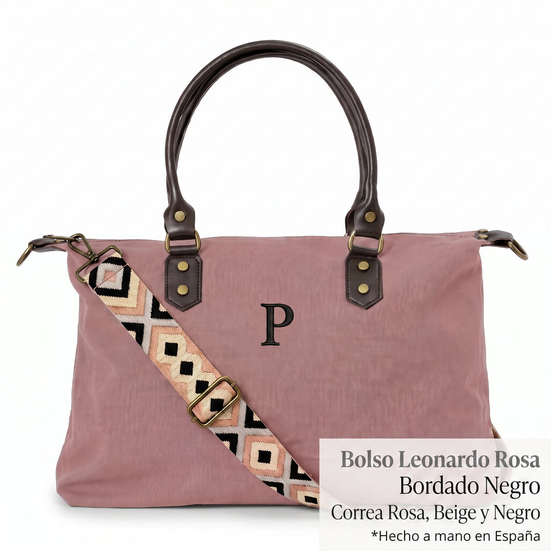 Set Leonardo Rosa Marrón Chocolate - Belorias