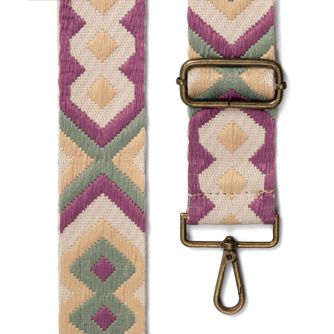 Set Manzoni Taupe y Bordado Vainilla - Belorias