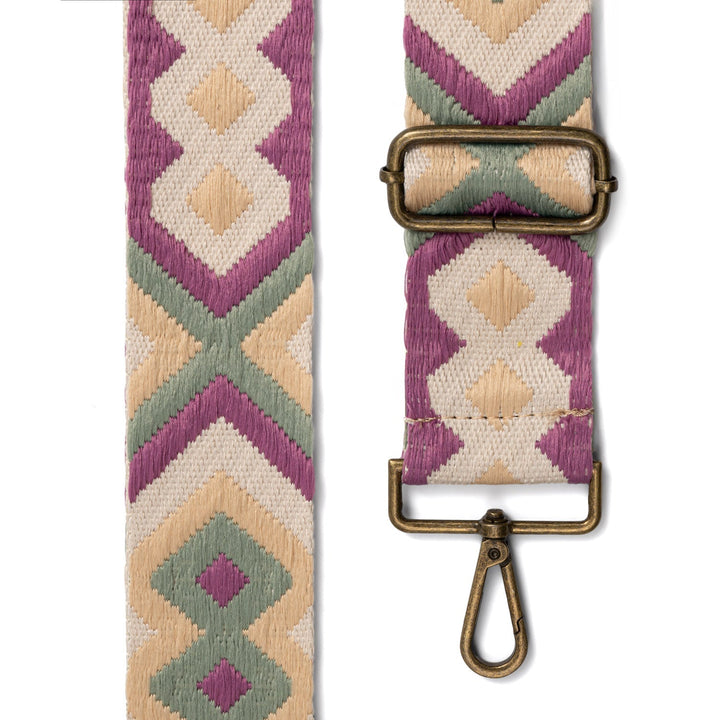 Set Manzoni Taupe y Bordado Vainilla - Belorias