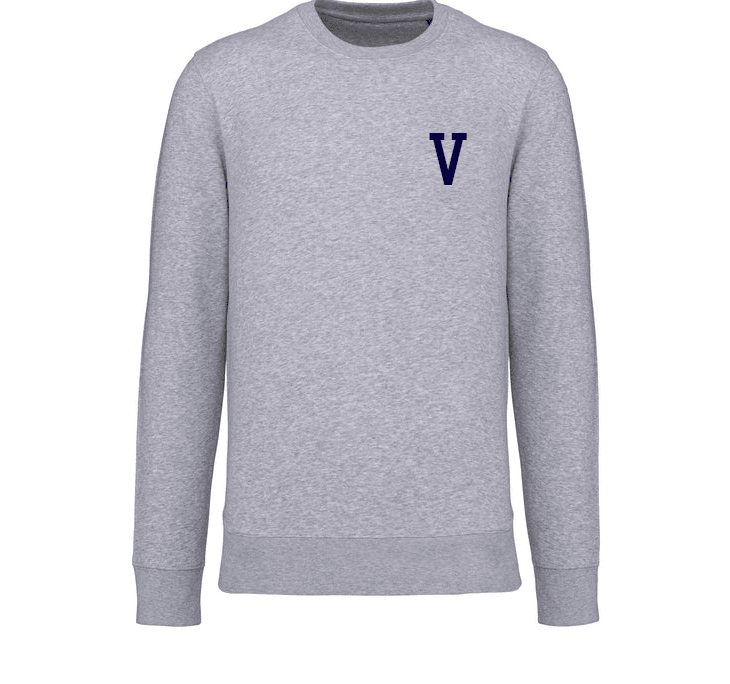 Sudadera Personalizada BLE Oxford Grey // Navy - Belorias