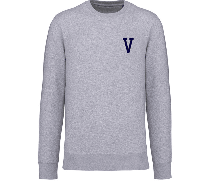 Sudadera Personalizada BLE Oxford Grey // Navy - Belorias