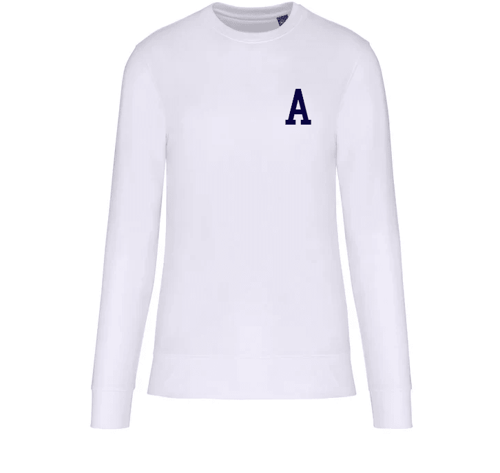 Sudadera Personalizada BLE White // Navy - Belorias