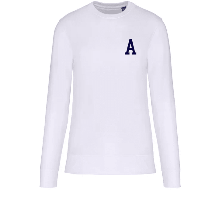 Sudadera Personalizada BLE White // Navy - Belorias