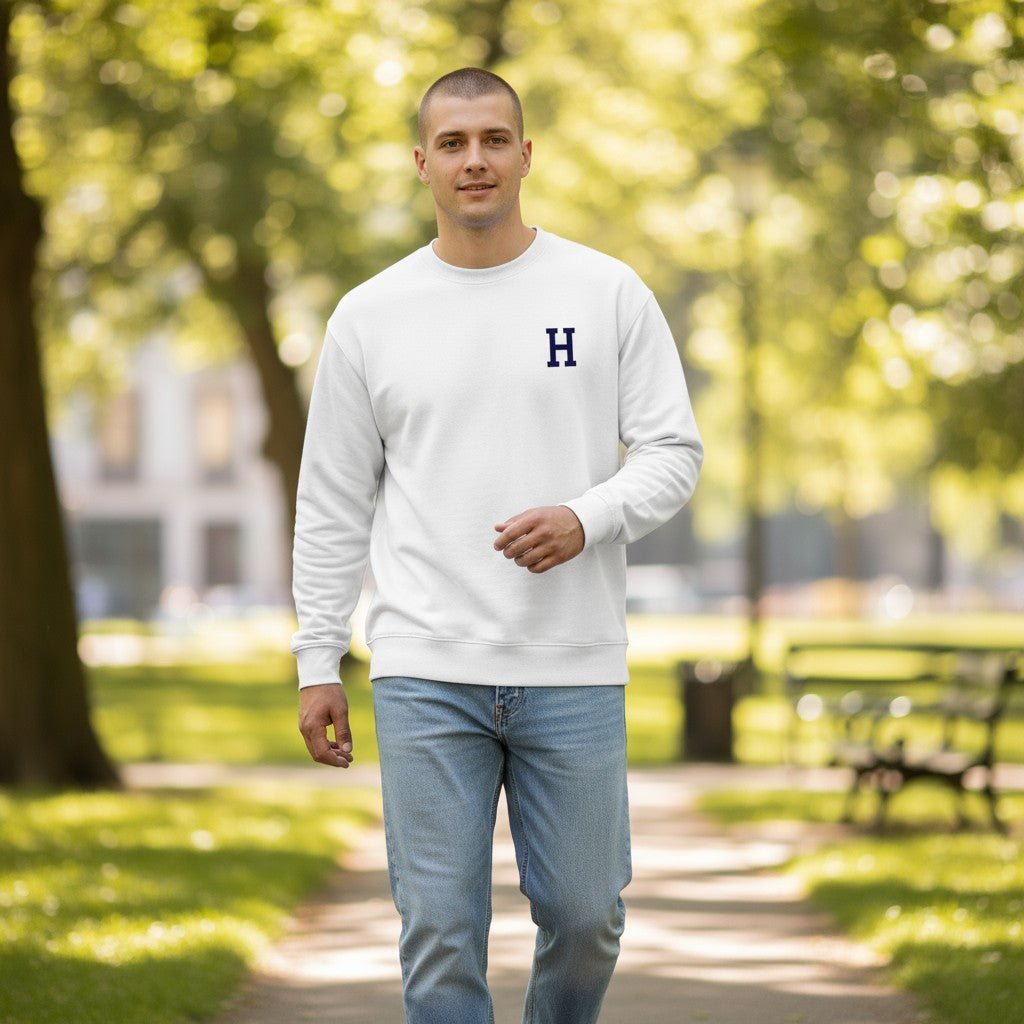 Sudadera Personalizada BLE White // Navy - Belorias