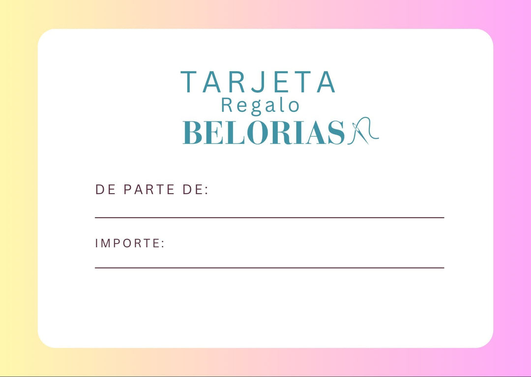 Tarjeta de Regalo Belorias - Belorias