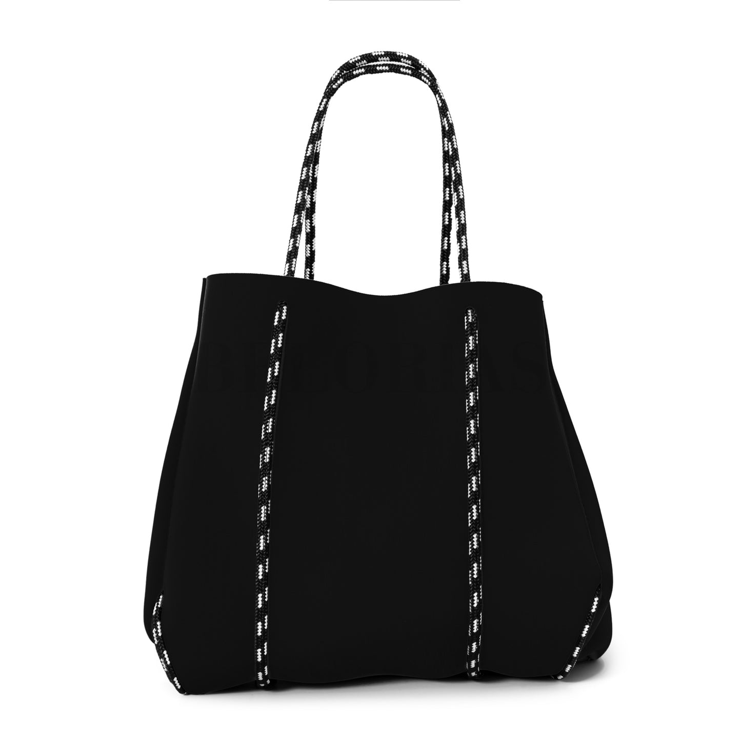 Bolso Veronese de neopreno color verde, personalizado con iniciales bordadas, estilo casual, ideal para regalo