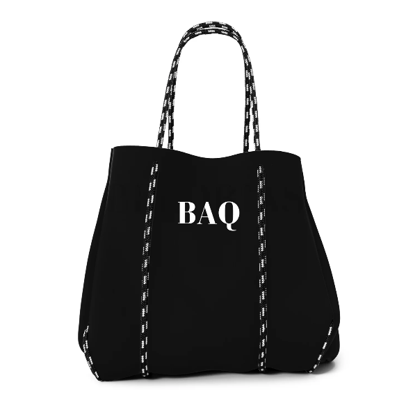 Bolso Veronese de neopreno color verde, personalizado con iniciales bordadas, estilo casual, ideal para regalo