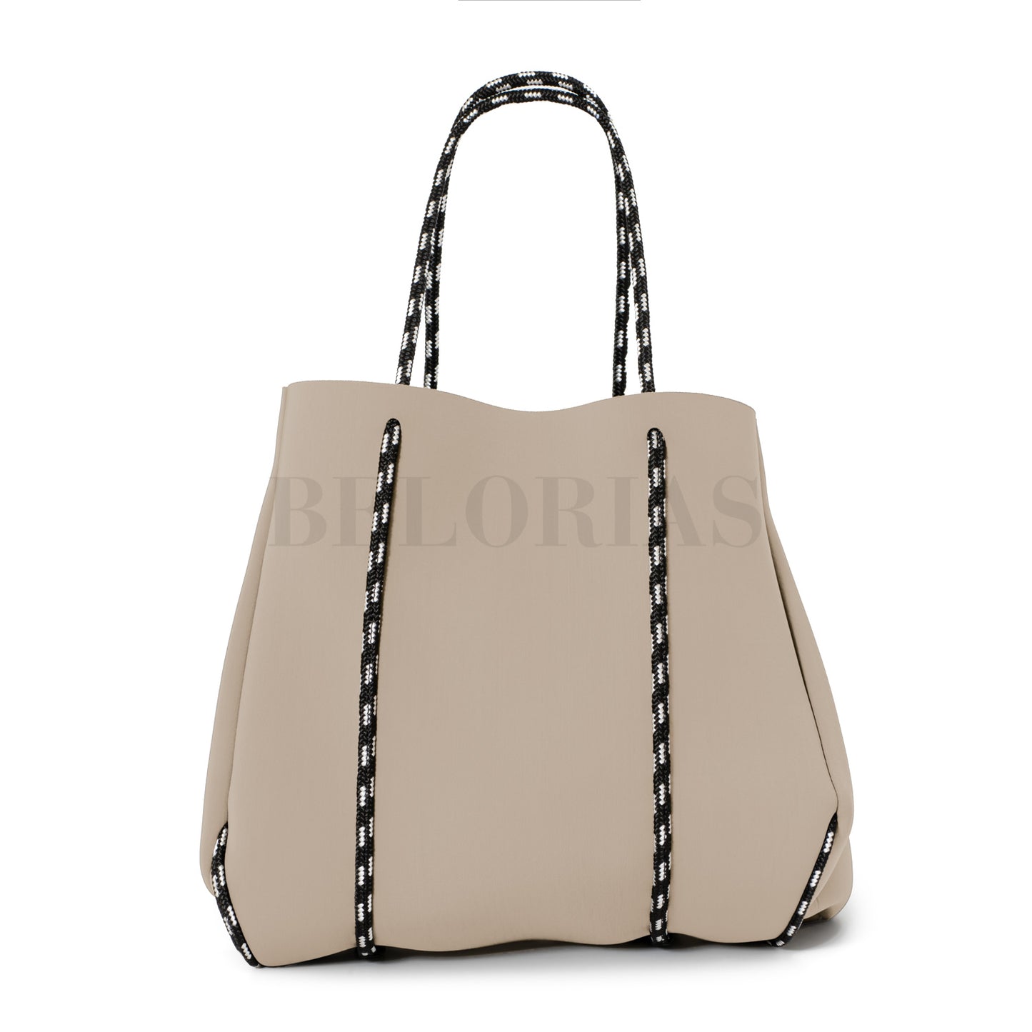 Bolso Veronese de neopreno color , personalizado con iniciales bordadas, estilo moderno, ideal para regalo