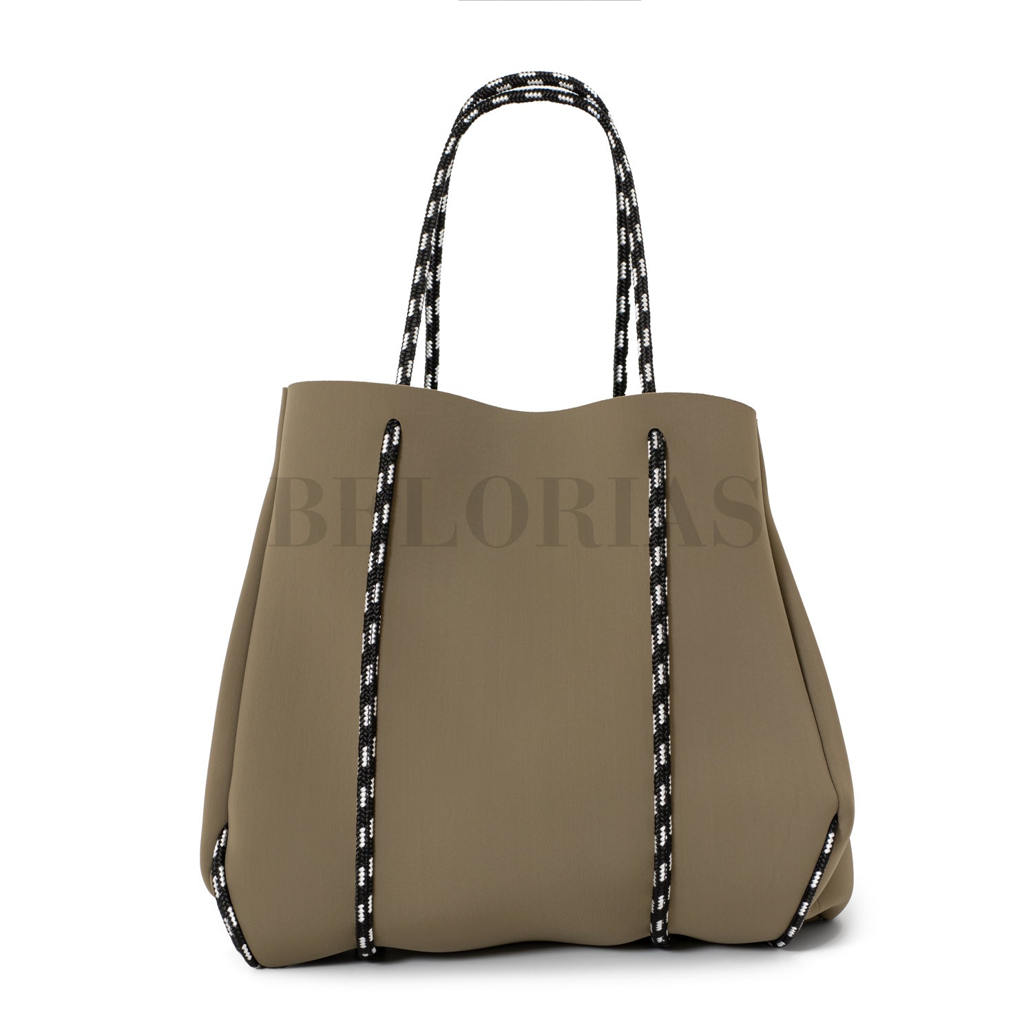 Bolso Veronese de neopreno color , personalizado con iniciales bordadas, estilo moderno, ideal para regalo
