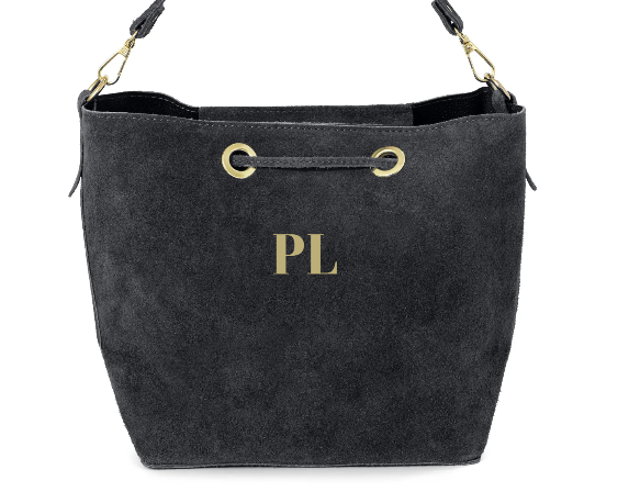 Bolso de ante Puccini con opción de bordado