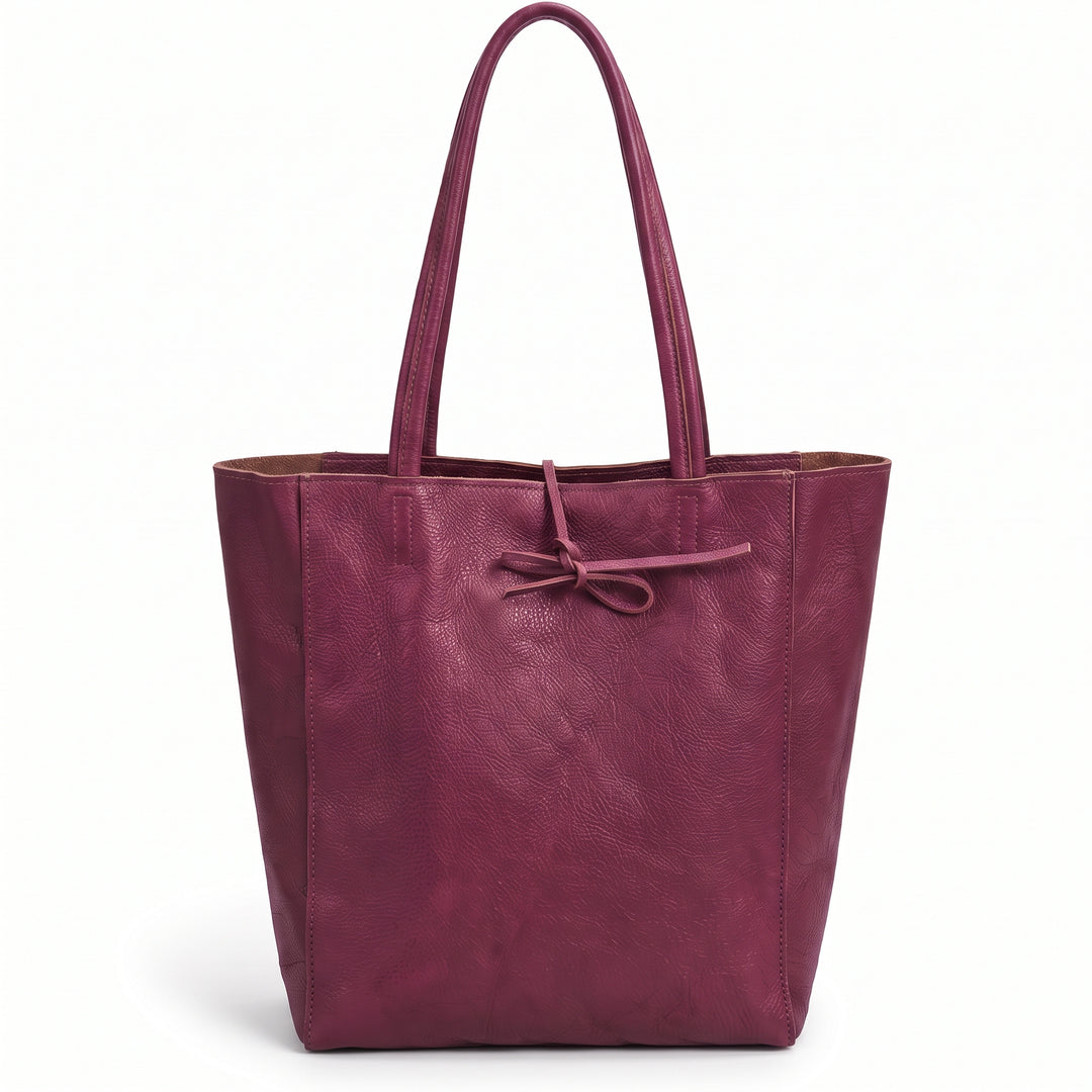 Bolso Shopper Vertical en Piel Personalizado Milán