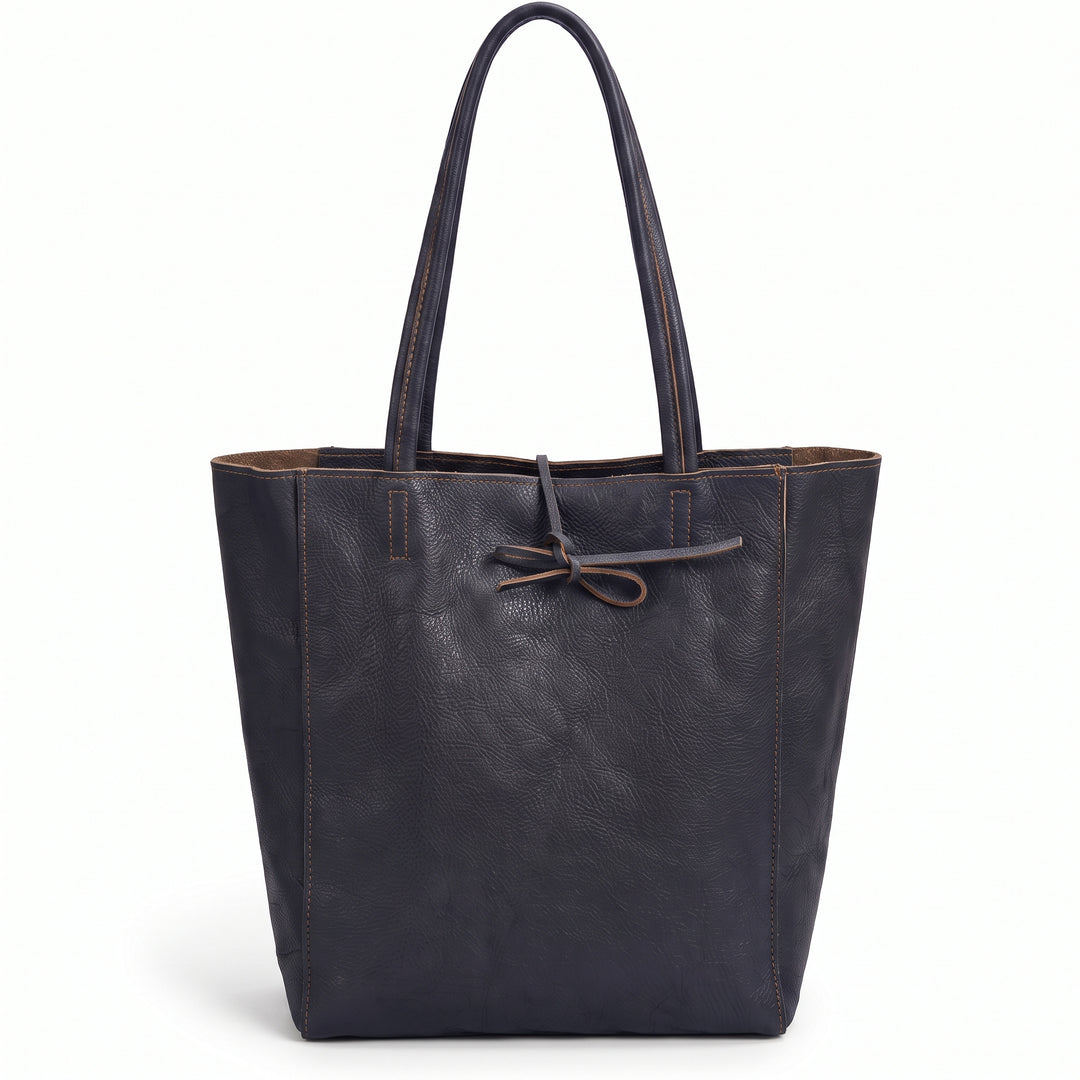Bolso Shopper Vertical en Piel Personalizado Milán