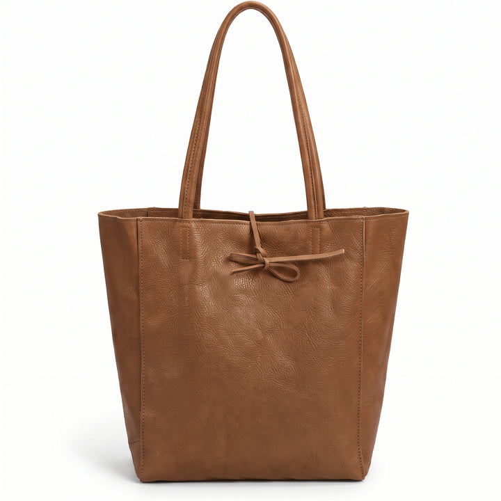 Bolso Shopper Vertical en Piel Personalizado Milán