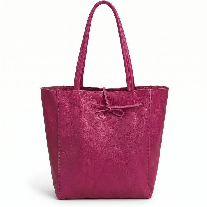 Bolso Shopper Vertical en Piel Personalizado Milán