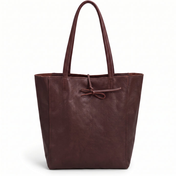 Bolso Shopper Vertical en Piel Personalizado Milán