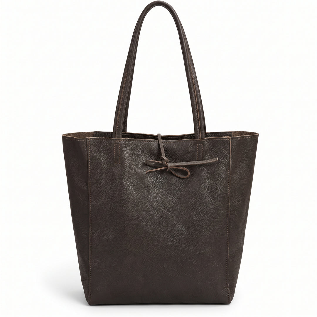 Bolso Shopper Vertical en Piel Personalizado Milán