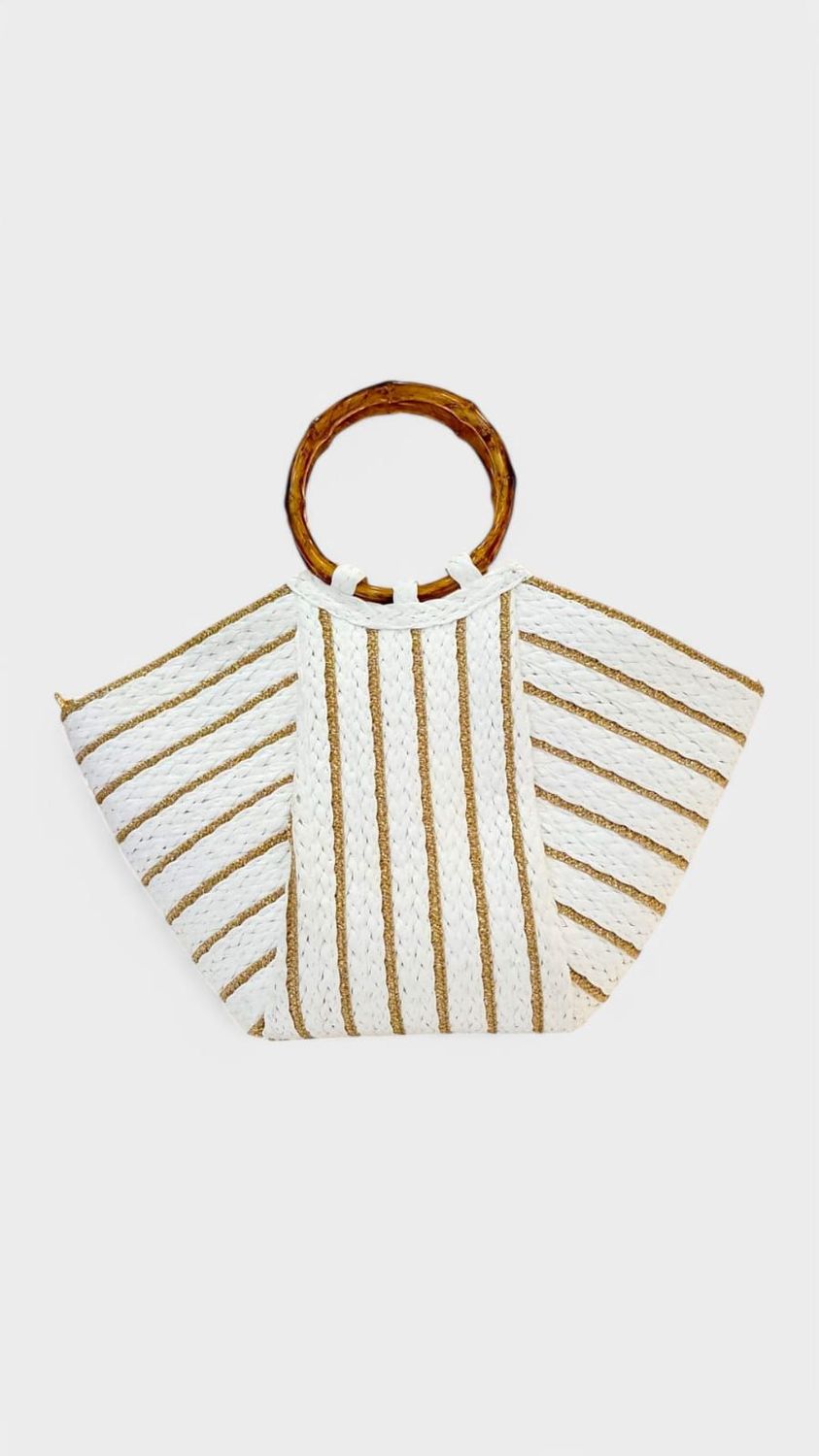 Colección verano Belorias: bolso capazo Kuta con toque natural.

