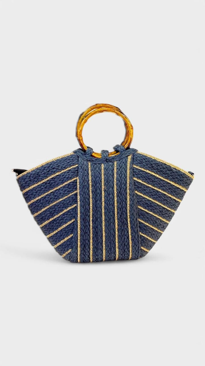Capazo Kuta ideal para mujer, estilo boho chic y detalles artesanales.

