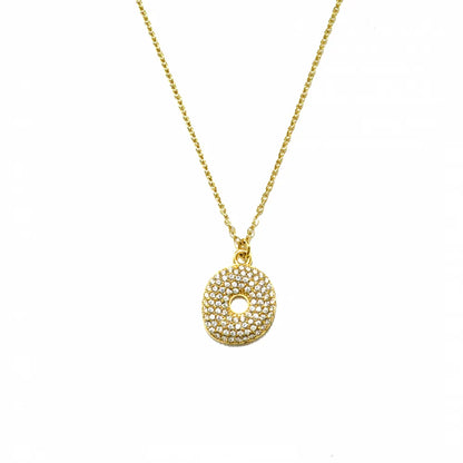 Collar Dorado con Inicial Personalizada-Big