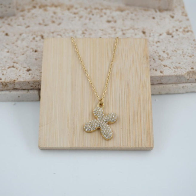 Collar Dorado con Inicial Personalizada-Big