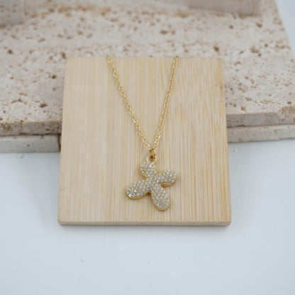Collar Dorado con Inicial Personalizada-Big