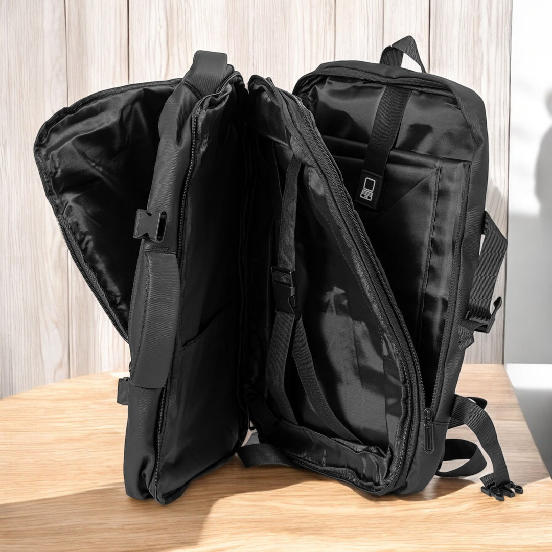 Mochila personalizable con bordado artesanal de iniciales

