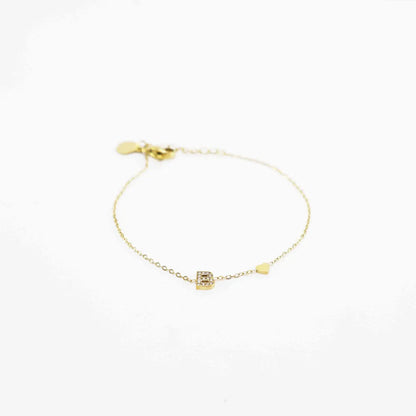 Pulsera Dorada con Inicial Personalizada