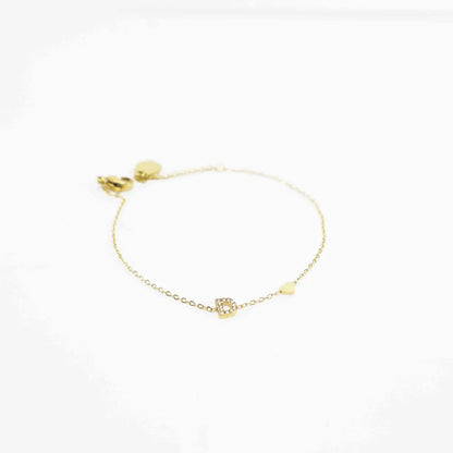 Pulsera Dorada con Inicial Personalizada